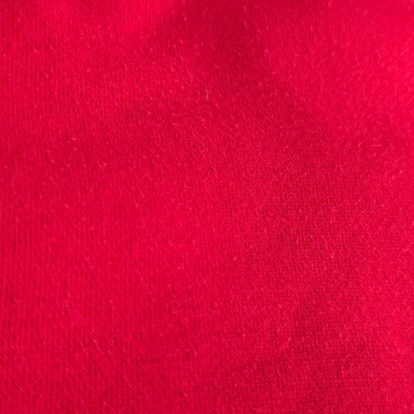 VTG Nike Hoodie Y2K Mens L Red Swoosh Sweatshirt Pullover Navy Tag Vintage - Picture 11 of 12